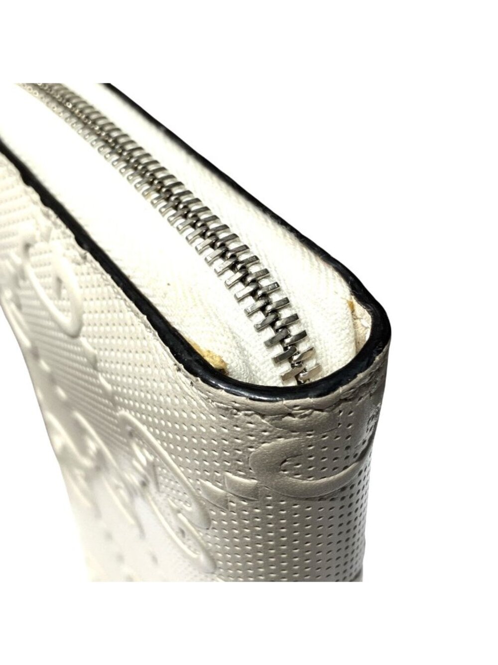 Gucci Zip Around GG Embossed Wallet Leather - Picture 6 of 9